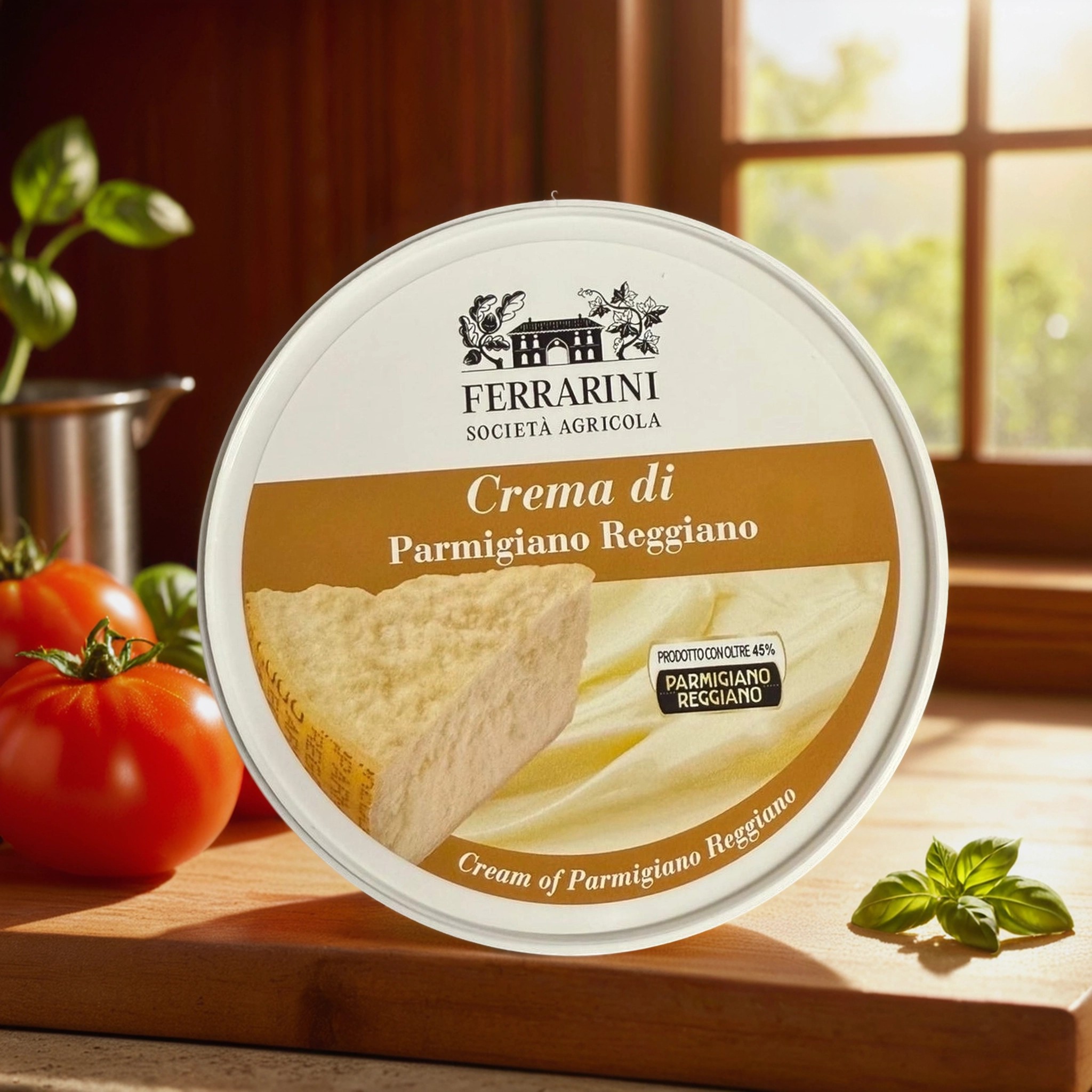 Мягкий сыр (крем-сыр)  из пармезана (Parmigiano Reggiano),  FERRARINI, 125г