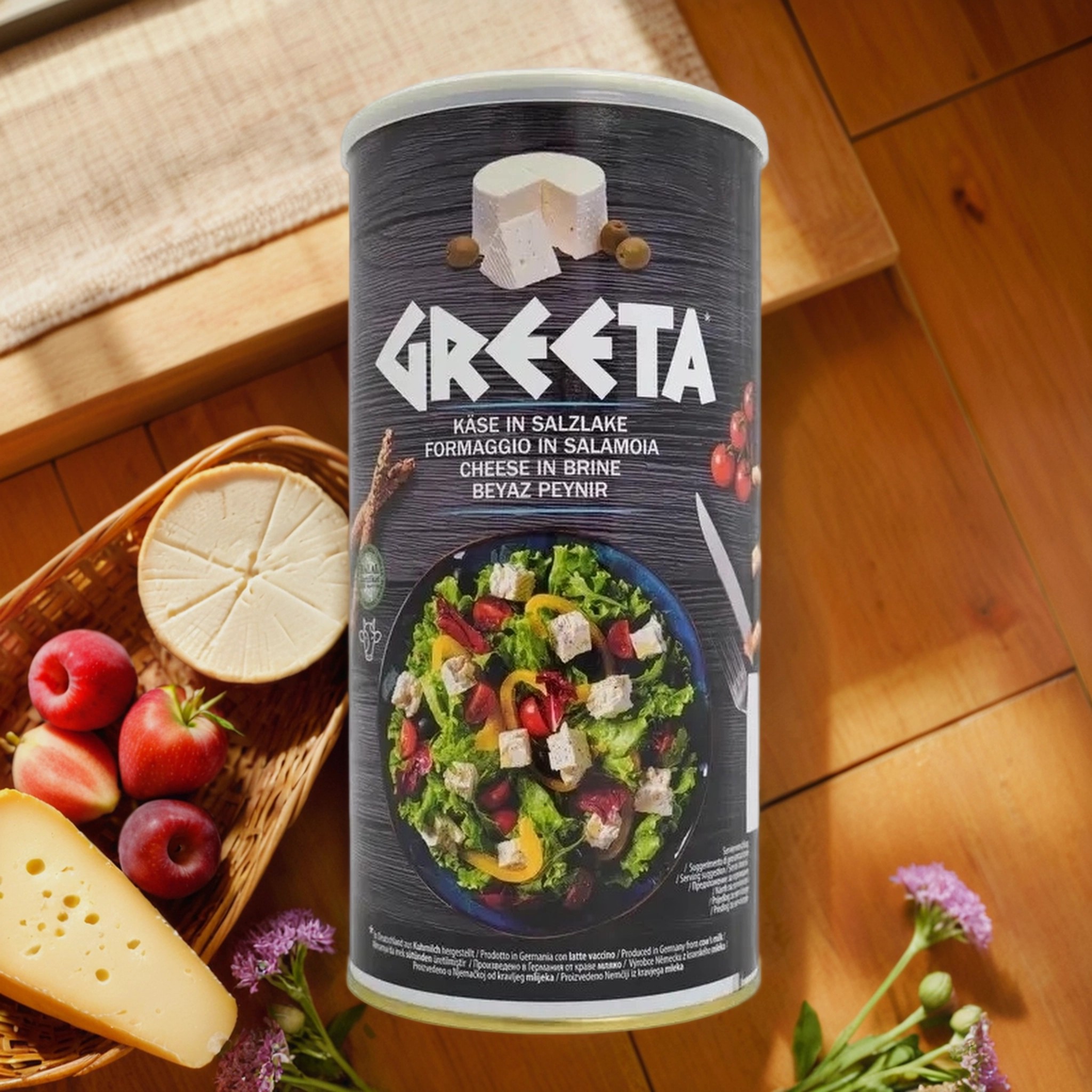 Сыр Фета в рассоле  в банке, Greeta  Bergader, 800гр